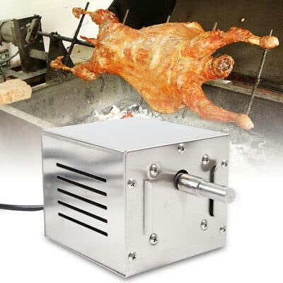 Motor eléctrico giratorio de acero inoxidable, 60 kg, motor de barbacoa, motor de barbacoa