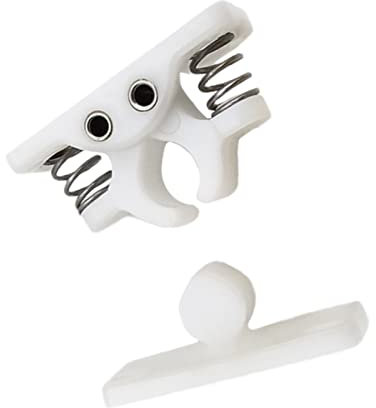 Caravan Door Holder Plastic Static Caravan Accessories Catch Door Retainer Sprung Door Stop for Motorhomes Boat White