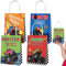 4 Stück Monster Truck Papier Geschenktüten Süßigkeiten Beutel Mitgebsel Tüten mit Griff Monster Truck Mottoparty Geschenktüten für Mädchen Jungen Kindergeburtstag,Giveaways,Party Dekorationen