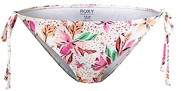 Roxy Printed Beach Classics - Bikinihose zum Binden an der Seite für Frauen Weiß