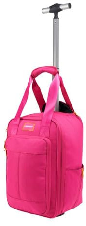 Cabin Max Narvik 2.0 Stowaway 20L Trolley Case for Ryanair Under Seat Cabin Bag (Fuscia)