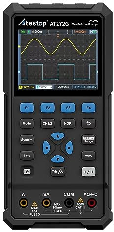 70MHz Oszilloskop 3 in 1 Funktion Oszilloskop Multimeter Wellenform-Generator Digital Oszillograph mit 2+1 Kanälen