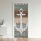 Ancre Rideaux Interieur Salon Chambre Nautique Décoration Rideau de Porte 86x203cm Rideaux Exterieur d'entrée Mer Rideau Occultant