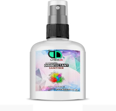 Antiseptic Disinfectant for First Aid, Wounds, Cuts, Sanitises & Cleanses Surfaces, Kills 99.9% Bacteria & Germs, for Derma Roller, Protect Against Nail Fungus, 30ML SPRAY