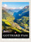Blechschild 30x40 Gotthard Pass Wanderung Natur Wälder Wand Deko Cafe Sammler Geschenk