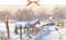 Wand-Adventskalender – Winterponys