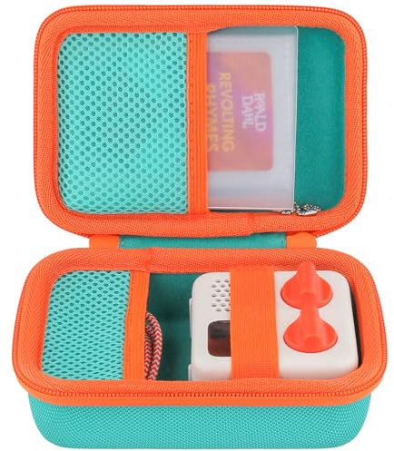 co2CREA Dur Étui de Voyage Rigide Housse Cas pour Yoto Mini Enceinte Intéractive, Comprend Un étui à Cartes pouvant contenir jusqu'à 36 Cartes Yoto