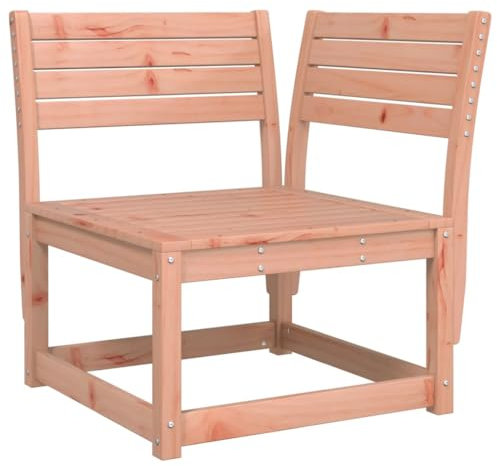 vidaXL Garten Ecksofa, Gartensofa Modular mit Latten-Design, Outdoor Sofa mit Rückenlehne, Holzsofa Gartenmöbel Gartengarnitur, Massivholz Douglasie