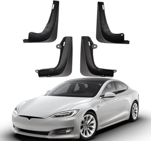 ZLxsmy 4 pièces Garde-Boue pour Peugeot 206 1998-2012, Protection étanche à la Boue Contre Les éclaboussures pour Le Corps,Aucun Perçage Requis