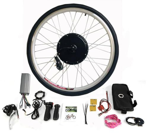 HOARLICN Hinterrad Elektro Fahrrad Motor Kit, E-Bike-Umrüstsatz Hinterrad-Elektrofahrrad-Kit 36V 800W E-Bike Nabe Umbausatz LED Kit Elektro-Fahrrad-Motor-Umrüstsatz Geeignet für 28-Zoll-Fahrräder