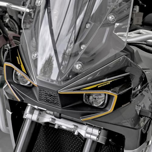 Resin Bike Aufkleber Motorrad Kompatibel Mit Kove 800X Pro/Adventure/Rallye 2024-2025. Frontscheinwerfer vor Stößen und Kratzern. Aufklebersatz 3D-Harzklebstoff - Stickers Made in Italy