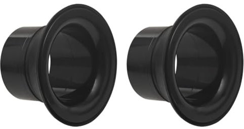 JUCHRZEY Bass Drum Enhancer Kick Booster mit Port Hole Protector Drum Attachment (Schwarz)