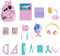 18Pcs Mini School Supplies Dollhouse, Including Tiny Backpack, Mini Laptop, Desk lamp, Stationery, Globe, Glasses, Headphones Doll House Accessories Set