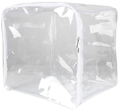 KochSync Vollschutz-Abdeckung mit Thermomix TM5/TM6 – Transparente TPU-Hülle mit Reißverschluss & Griff, Wasserdicht, Antibakteriell & Insektendicht, Küchenmaschine Staubschutz Abdeckhaube, tasche