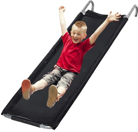Generico Universal Trampoline Slide - Downhill Ramp 63 in Oxford Fabric, Robust Accessory, 80 kg, Alternative Ladder | Outdoor Play Garden Children Safe