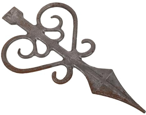MOBUTOFU Fence Topper Finials Pointed Shape Decorative Post Finials for Garden and Border Fence