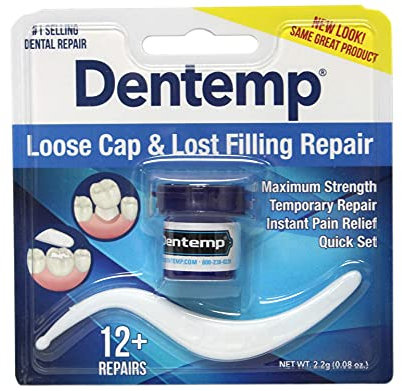 Dentemp Maximum Strength Dental Repair Material - 12+ Reparaturen, 4er-Pack