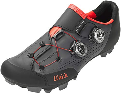 fizik Infinito X1 MTB Schuhe Herren grau/rot Schuhgröße EU 46 2020 Rad-Schuhe Radsport-Schuhe