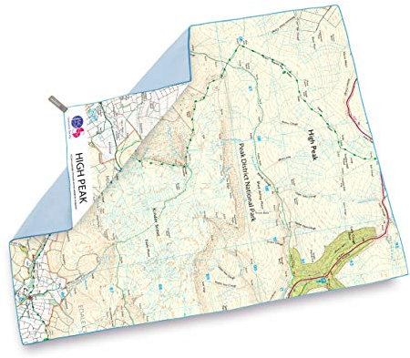 Lifeventure Lifemarque Unisex – Erwachsene SoftFibre OS Map Handtuch, High Peak, Giant Lifemarque Lifemarque Unisex – Erwachsene SoftFibre OS Map Handtuch, High Peak, Giant