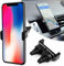 Desire2 Handyhalterung Auto Lüftung Handy KFZ Halterung Universal 360 Grad Drehbar Handyhalter Autolüftung Verstellbar Griffig Kompatibel mit Samsung, iPhone, Huawei und Anderen Smartphones - Schwarz