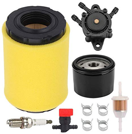 Hippotech MIU14395 Filtre à air avec pompe à carburant Remplacement pour John Deere D100 D105 D110 D130 D140 D160 D170 D125 L105 L107 LA135 Tracteur de tondeuse Briggs 796031 591334 594201