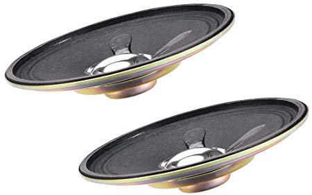 sourcing map 3W 8 Ohm Micro Internal Speaker Magnet Loudspeaker 77mm Dia 2pcs