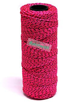 Barnwell - Filo in nylon intrecciato, 150 m, Lenza Muratore, colore: Rosa/Nero