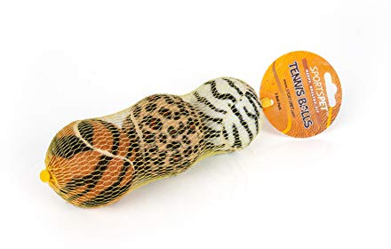 SPORTSPET Jungle Tennis Balls for Dogs (TENNIS Special, 3 Pack) 3 Count (Pack of 1)