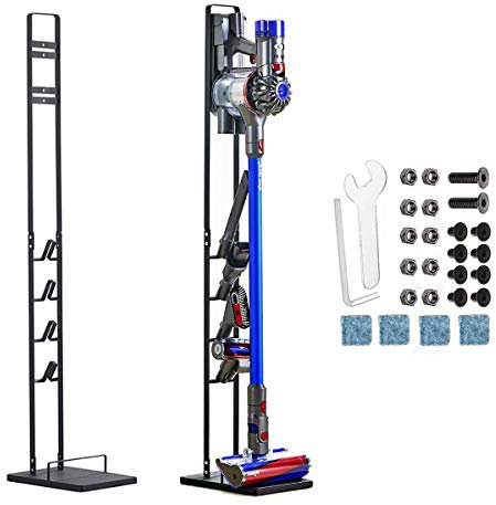 Queta Support Aspirateurs pour Dyson V6 V7 V8 V10 V11 DC30 DC31 DC34 DC35 DC58 DC59 DC62 DC74 Porte-Aspirateur Dyson en Métal, Support au Sol pour Accessoires Dyson
