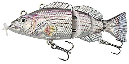 ods lure 3,9inch Elektrischer Angelköder USB wiederaufladbare Elektrischer Fischköder Mehrgelenkigere Schwimmköder mit Drillingshaken für Barsch Hecht Zander