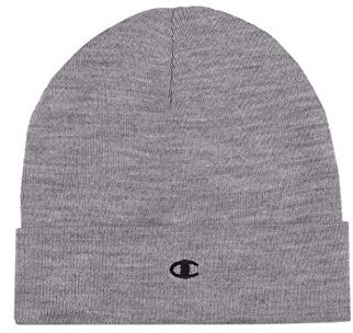 Champion Unisex Knit C-Logo Baby mütze, Grau Melange, Einheitsgröße für alle