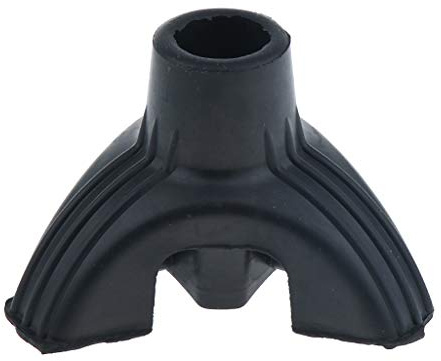 SM SunniMix Dreifuß Tips End, Gummi Crutch & Tipps & Bein Tipps Caps /8 & 3/4 Schwarz, 19 mm