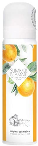 inspira: cosmetics Summer in Amalfi De Luxe Shower Foam Luxuriöser Duschschaum - Pflegt die Haut intensiv, frische jeden Tag 200 ml