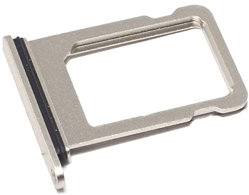 Mainhattan Mobile Simkartenhalter (Nano-SIM) passend für iPhone 13 Mini (A2628), Originalersatz, Silberfarben