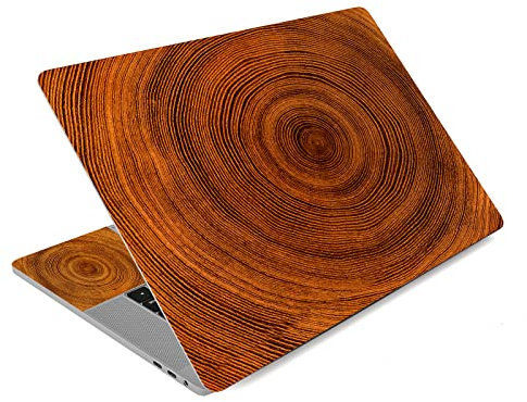 Laptop Stickers Decal,12 13 14 15 15.6 inches Netbook Laptop Skin Sticker Reusable Protector Cover Case for Toshiba Hp Samsung Dell Apple Acer Leonovo Sony Asus Laptop Notebook (Tree Ring)
