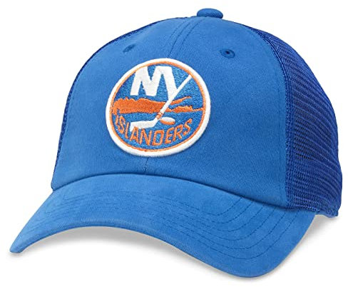 AMERICAN NEEDLE Raglan Bones NHL Mesh Strapback Hat (41152A-Parent), Deep Royal, Einheitsgr��e