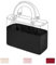 DGAZ Handtasche Tasche Organizer, Seide Tasche Innentasche für Lady Dior, Seidige Berührung Taschenorganizer Shaper Einsatz (Schwarz, Lady Dior Mini)