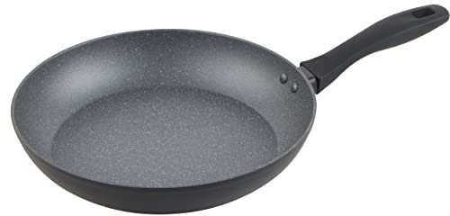 Russell Hobbs Metallic Marble Poêle Induction 30cm, Grande Poêle Antiadhésive Non Toxique, Poêle à Frire Sans Huile en Aluminium Forgé, Poignée Ergonomique Douce, Compatible Tous Feux
