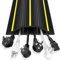 2 Meter Floor Cable Cover Protector Black