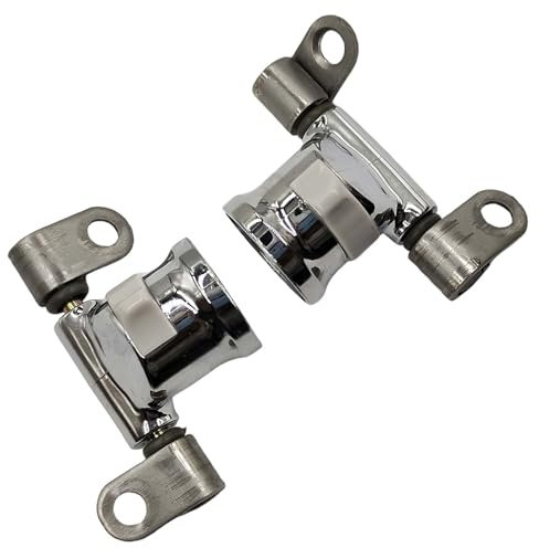 Toilet Seat Hinges AI0002100R Compatible with Roca Giralda DAMA Senso Easy Release Removable Toilet Seat Hinges Chrome
