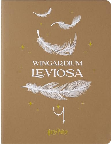 Moleskine Wizarding World Harry Potter Spells Kollektion Wingardium Leviosa Cahier Journal, Liniert Notizheft, Phosphoreszierendem Hardcover mit Sichtbaren , Extragroßes Format 19 x 25 cm