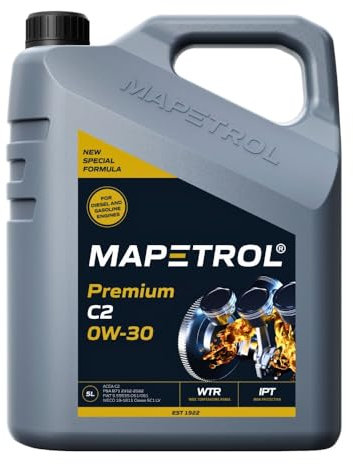 Mapetrol Premium C2 0W-30 5 Liter