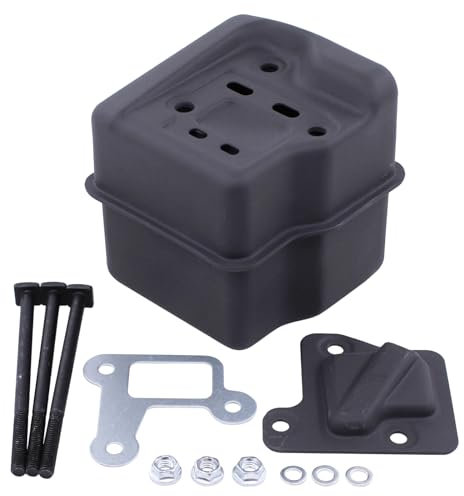 Doo Engy Silencieux d'échappement avec joint et vis boulons pour tronçonneuse Stihl MS 290 MS 390 MS 029 MS 039 MS390 MS290
