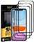 UNO' - 3 Ud De Protector de Pantalla Cristal Templado Para iPhone 11/XR (6.1) Cobertura Completa Con Bordes Negros. Anti-huella ，Antiarañazos, Dureza 9H, Sin Burbujas, Ultra Resistent.