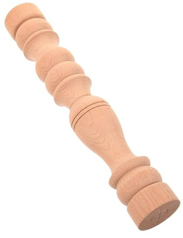 SEWOART Holzpfosten Römische Säule Geschnitzt Möbelpfosten Tischbein Schrankdekoration Dekorativer Pfosten Gedrechselter Holzpfosten Zaunpfosten