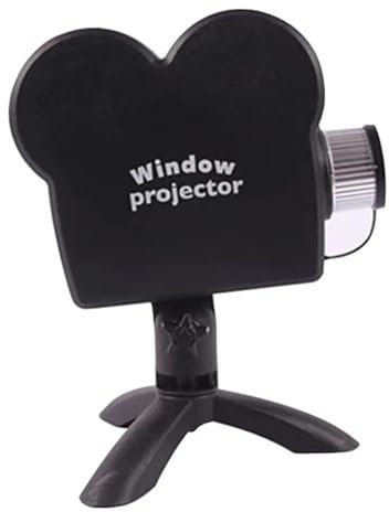 XINHAN Halloween Christmas Projector 12 Movies Disco Light Mini Window Home Theater Projector Indoor Outdoor Projector - Holiday Projector