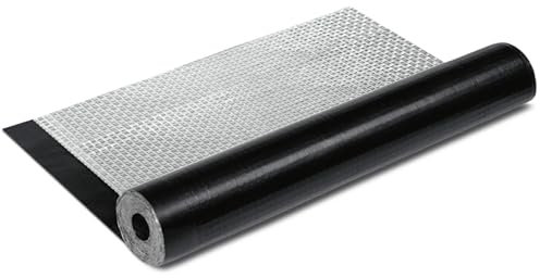 DSTOCK60 - Rolle 0,20 m Bitumen-Estrich, Aluminium, paxalu – Breite 1 m – deckt 0,20 m² – Zuschnitt Meterware – weiche Abdichtung für Dach, Hütte, Nische, Dachrinne usw.