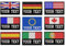 QIMAMADE 2pcs Custom Flag Patches Personalized Embroidery Number Tag Tactical Badges for Military Uniform Backpacks, Jackets, Jeans Vest Dog Harness Hook Fasten or Iron on