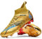 Biayphyne Scarpe da calcio in erba sintetica da uomo, scarpe da calcio, per bambini, per interni, AG FG TF, 909 Fg Golden, 43 EU