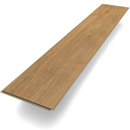 BODENGLÜCK Klick Laminat Fürstenwald - Hochwertiges Laminat mit täuschend echter Holzoptik - Laminatboden in Holzoptik geeignet für Fußbodenheizungen - Paket mit 2,5 m² nachhaltigem Bodenbelag